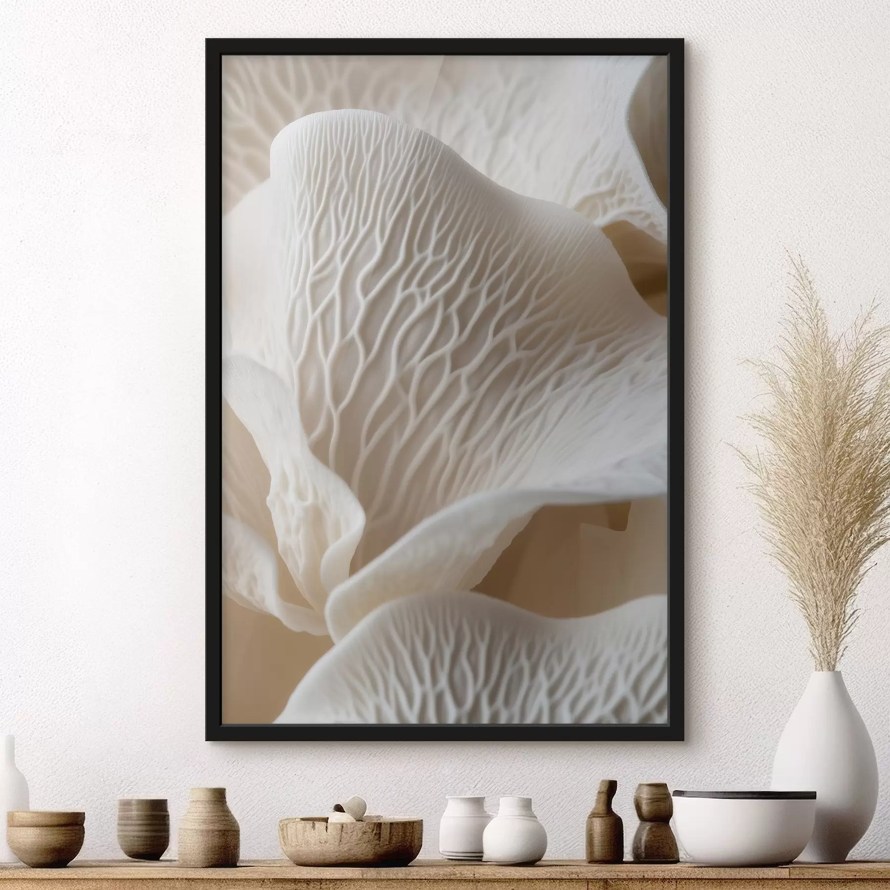 fotószőnyeg bézs színű erekkel tarkított szirmok f45704