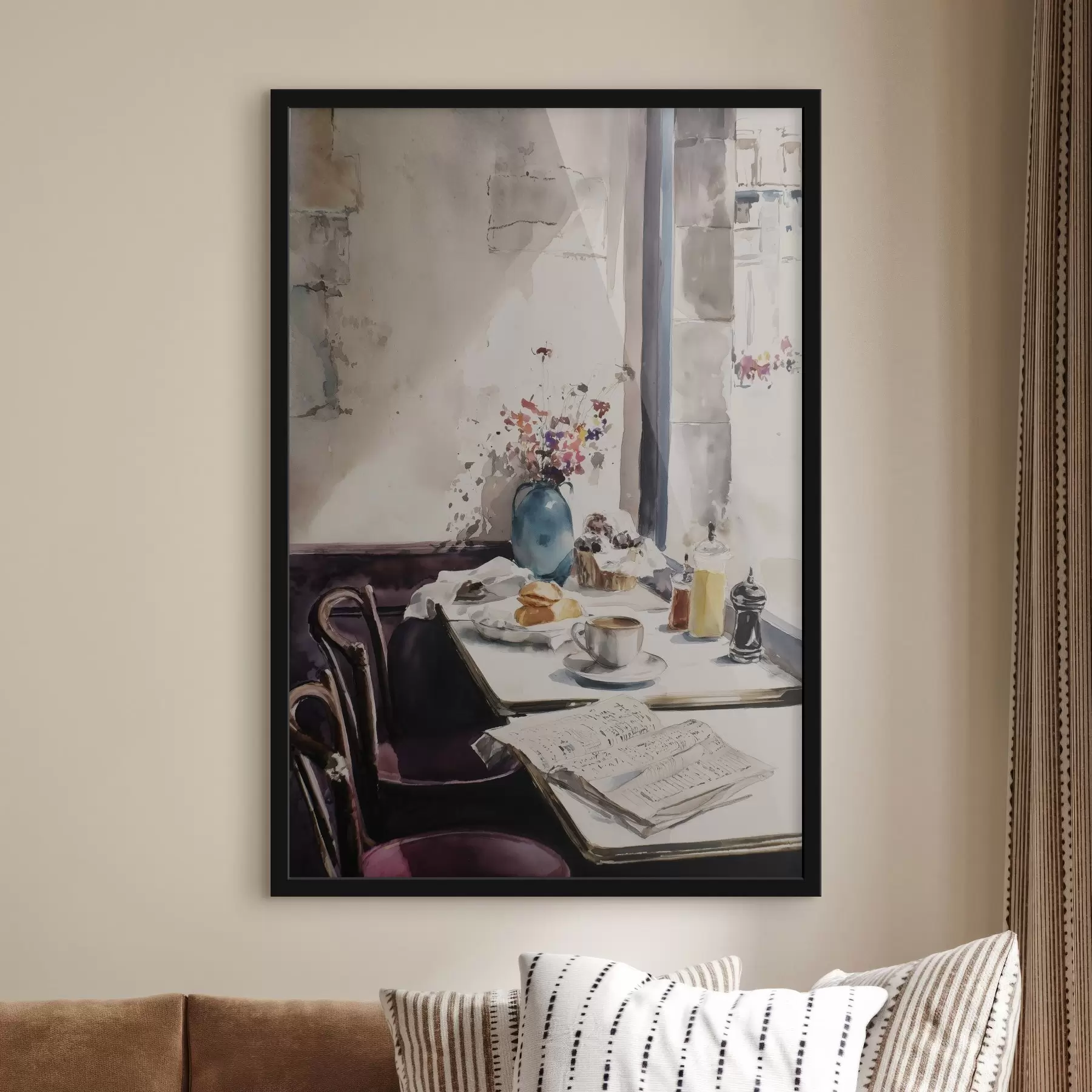 fotószőnyeg reggeli Párizsban f45726