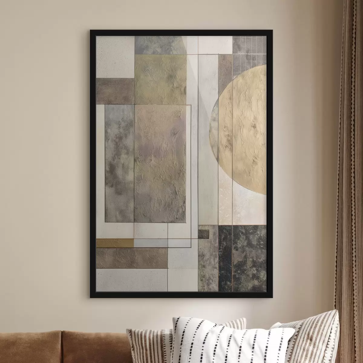 Plakát a sziklán absztrakt modern geometria f45730