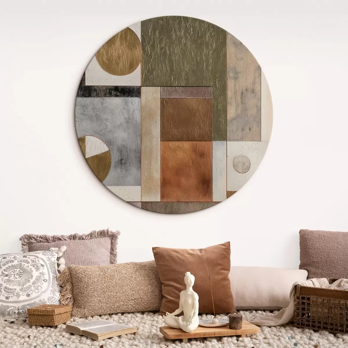 Kerek festmények absztrakt modern geometria r45729