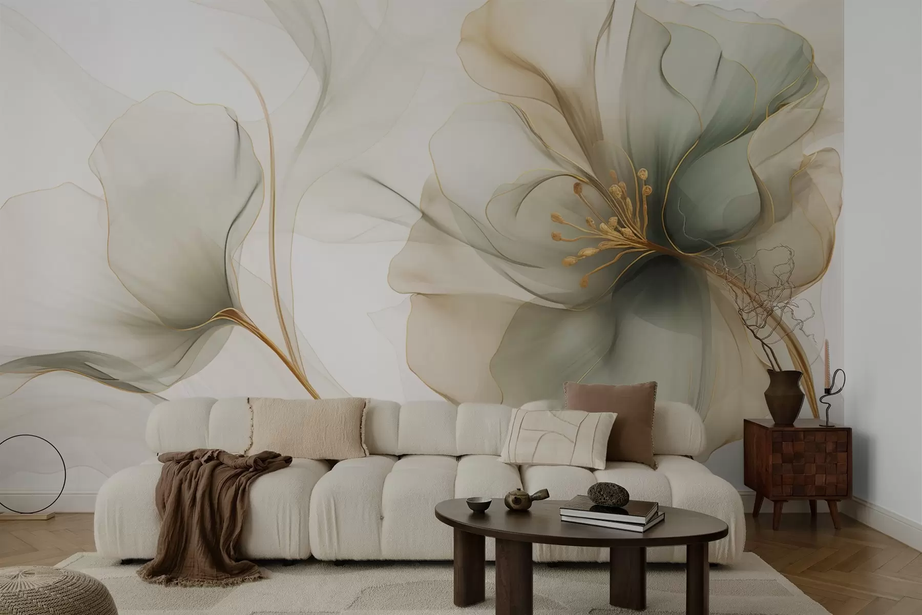 Fotószőnyeg Finom virág áttetsző szirmokkal w04553 - Uwalls.hu fotószőnyeg Finom virág áttetsző szirmokkal w04553