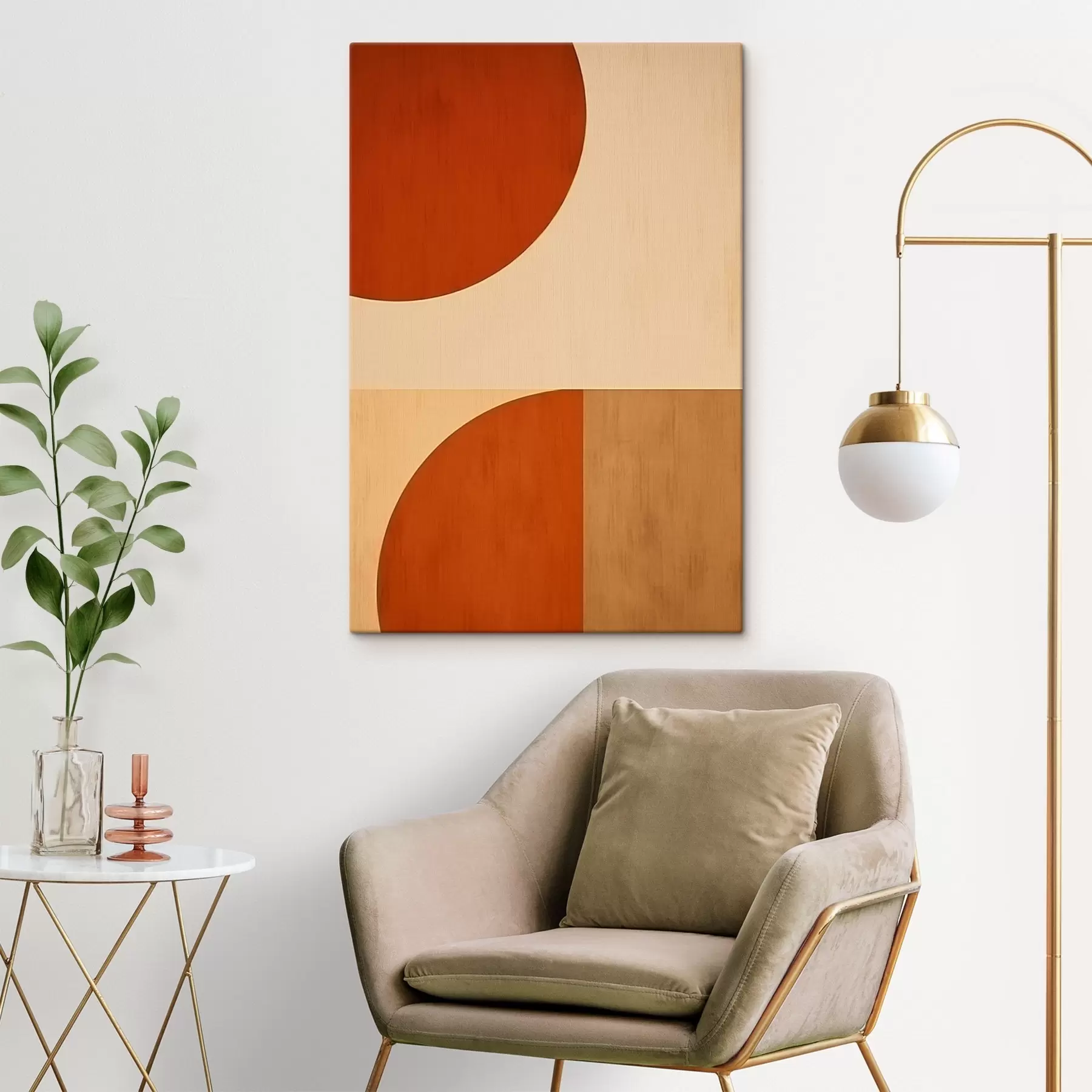 fotótapéta Absztrakt félkörök s45844