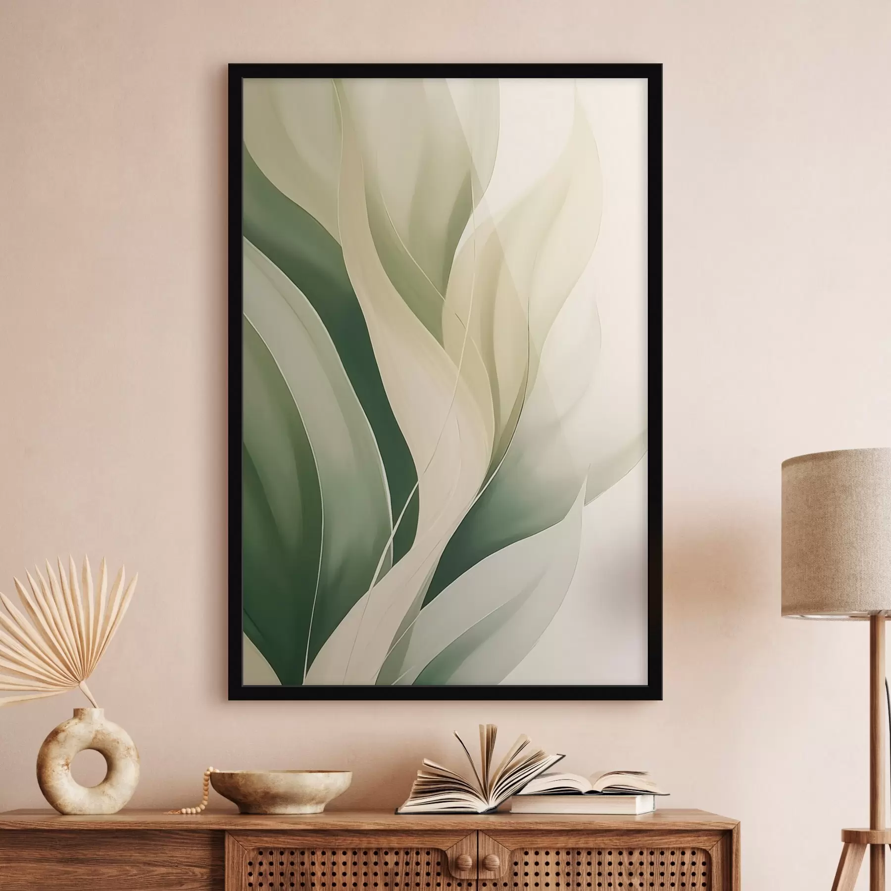 fotószőnyeg Absztrakt zöld levelek f45832