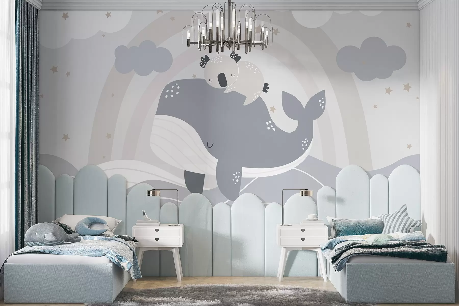 fotószőnyeg Koala egy bálnán w04602