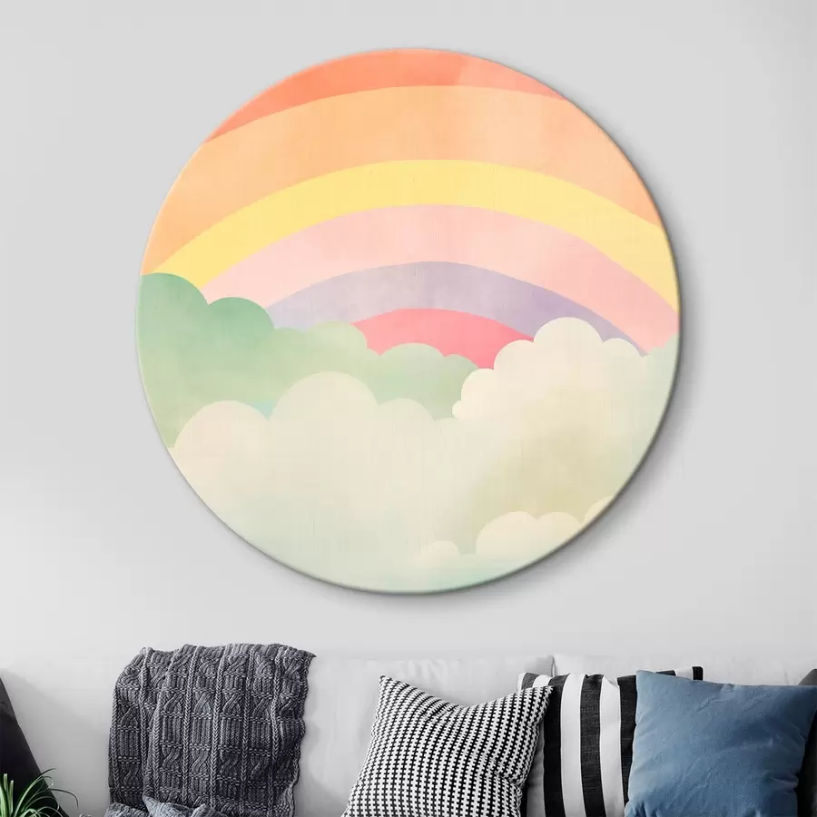 fotótapéta Szivárvány a felhők felett r45958