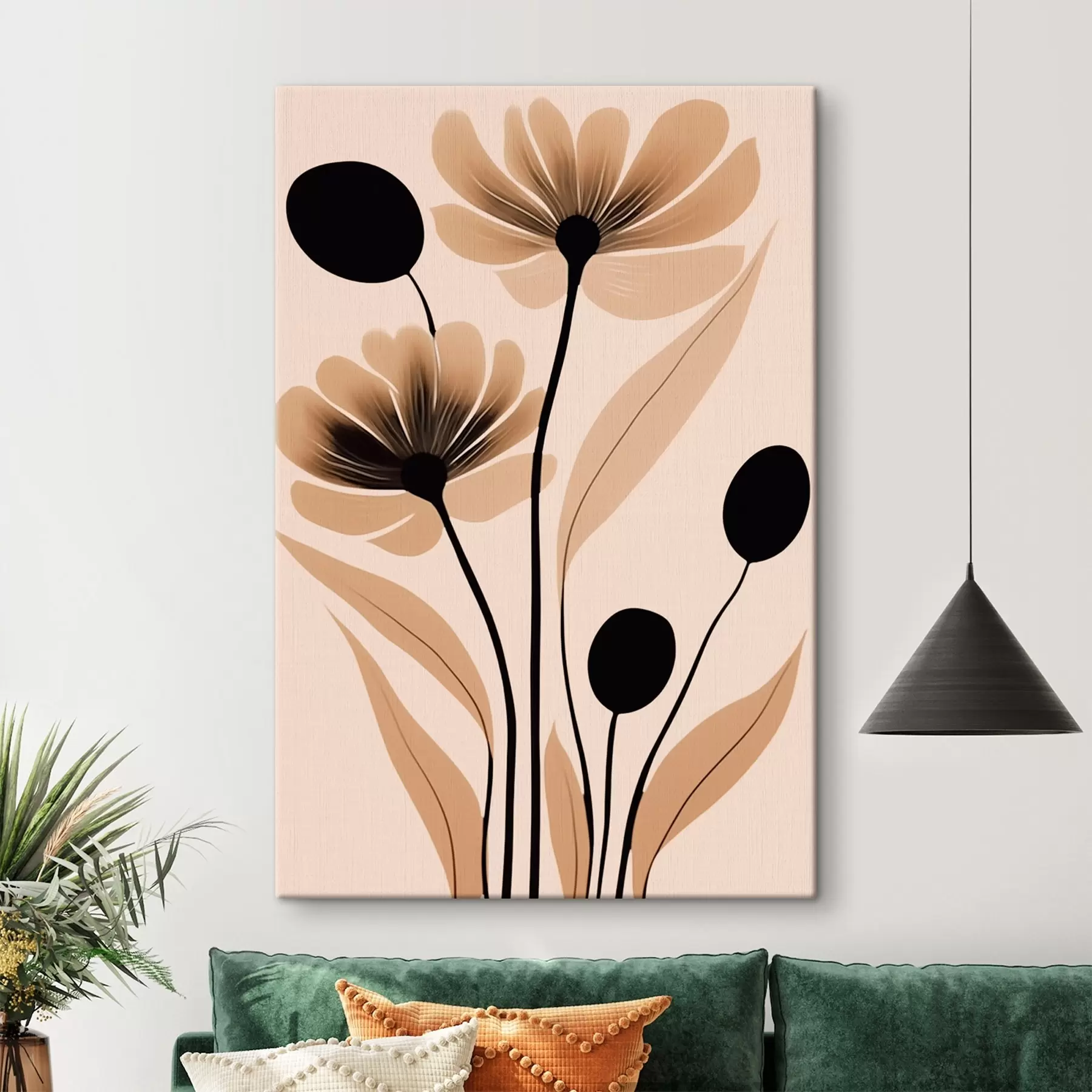 fotótapéta Absztrakt virágok s45963