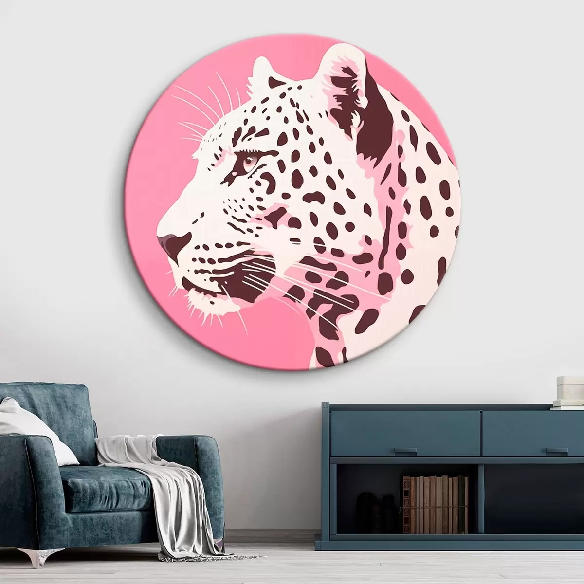 Kerek festmények Leopárd r45962