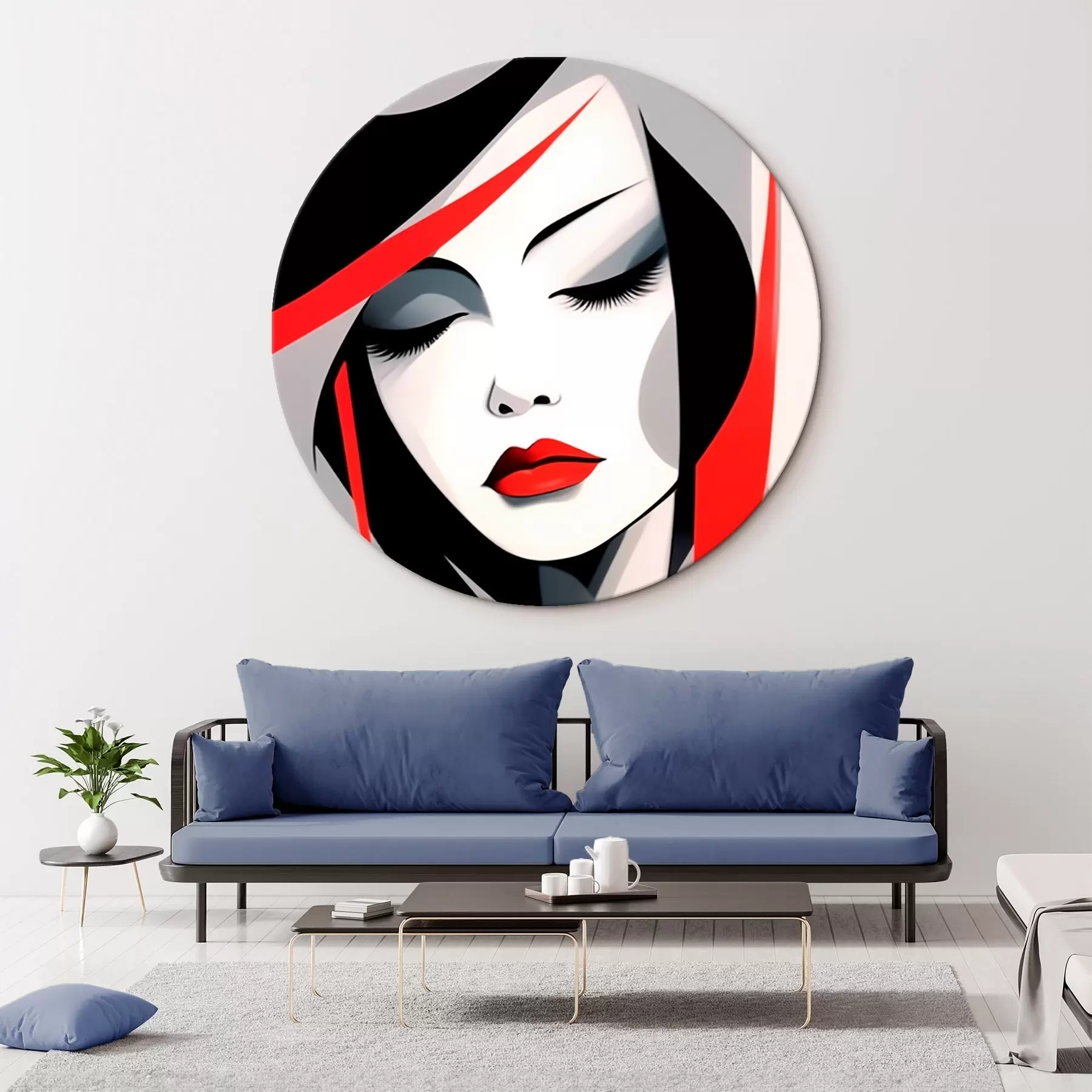 fotótapéta Absztrakt női portré r45964