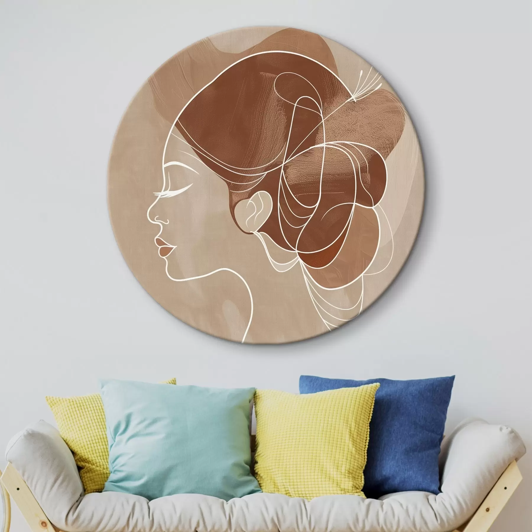 fotótapéta Absztrakt kompozíció, lány r45655