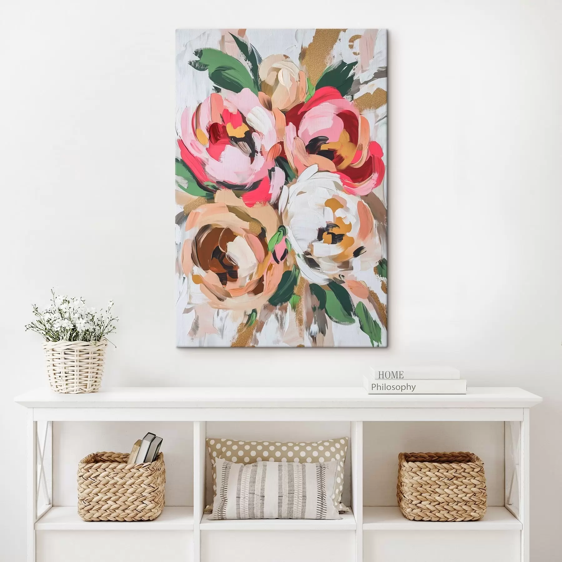 fotótapéta Absztrakt virágcsokor s45982