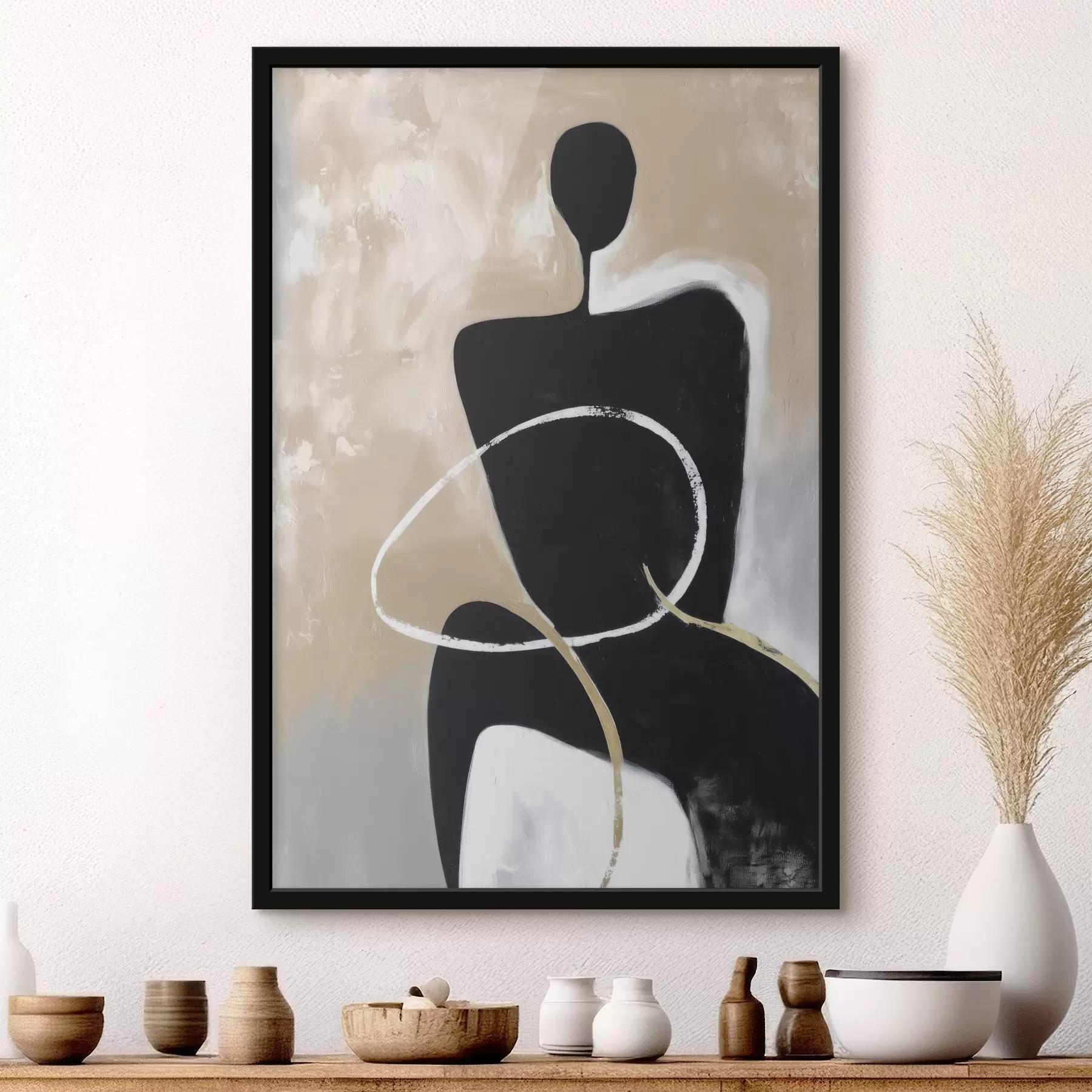 fotószőnyeg Absztrakt sziluett minimalista formákkal f45984