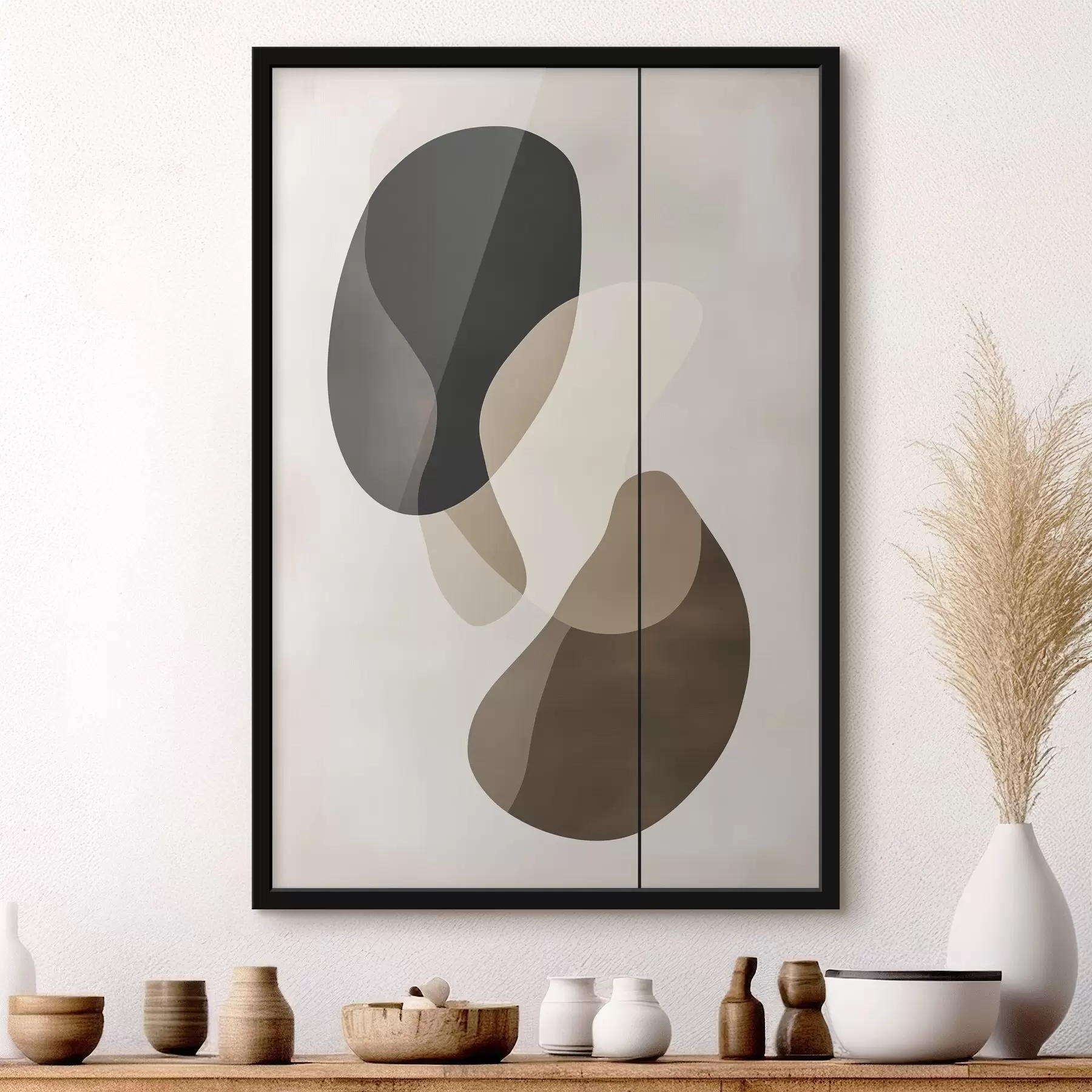 fotószőnyeg Lebegő absztrakt formák f45994