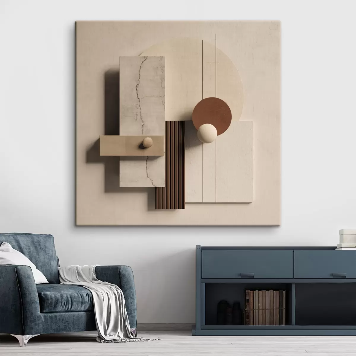 fotótapéta Geometrikus egyensúly minimalista stílusban s45855