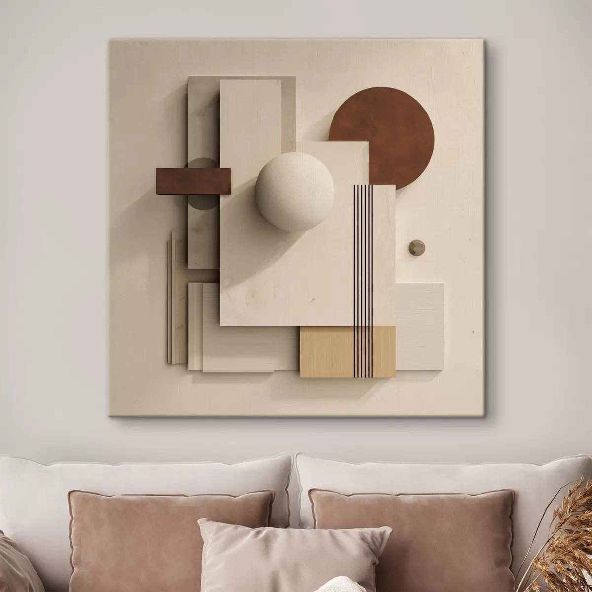 fotótapéta A nyugalom geometriája a modern minimalista stílusban s45856