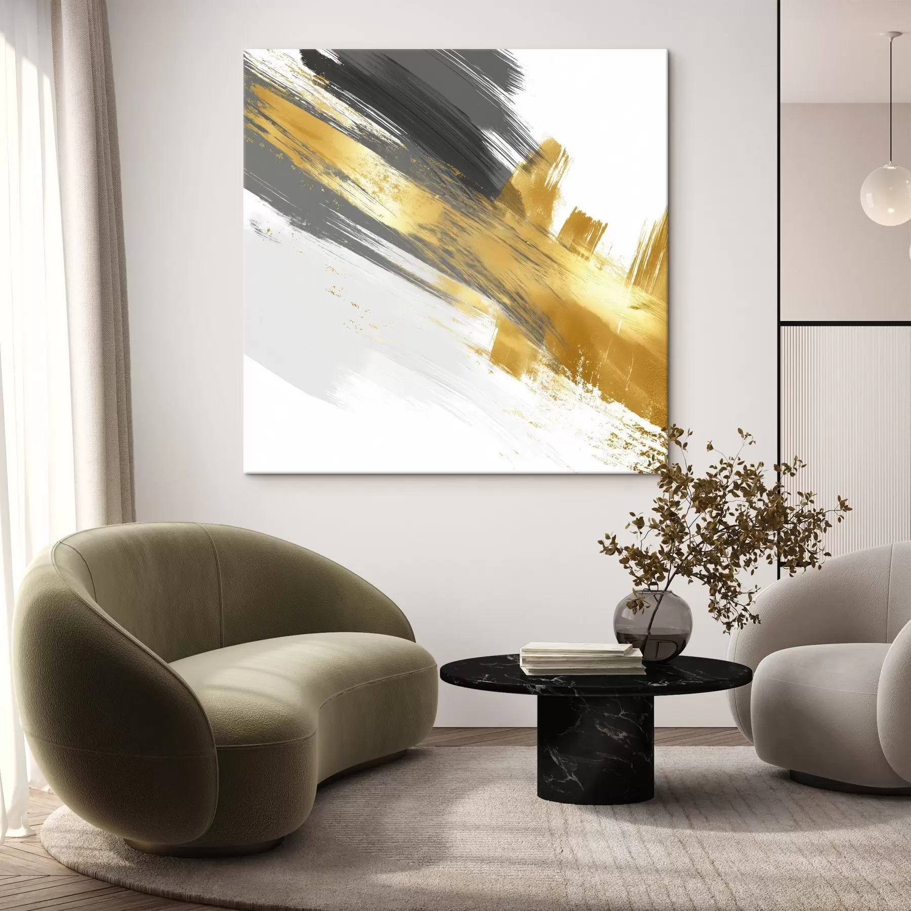 fotótapéta Modern művészet gyors ecsetvonásokkal s45865