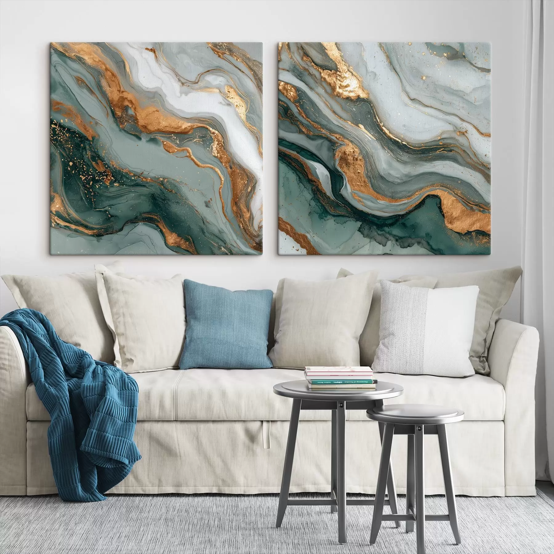 fotótapéta Szürke-türkiz árnyalatú márvány textúra m00744