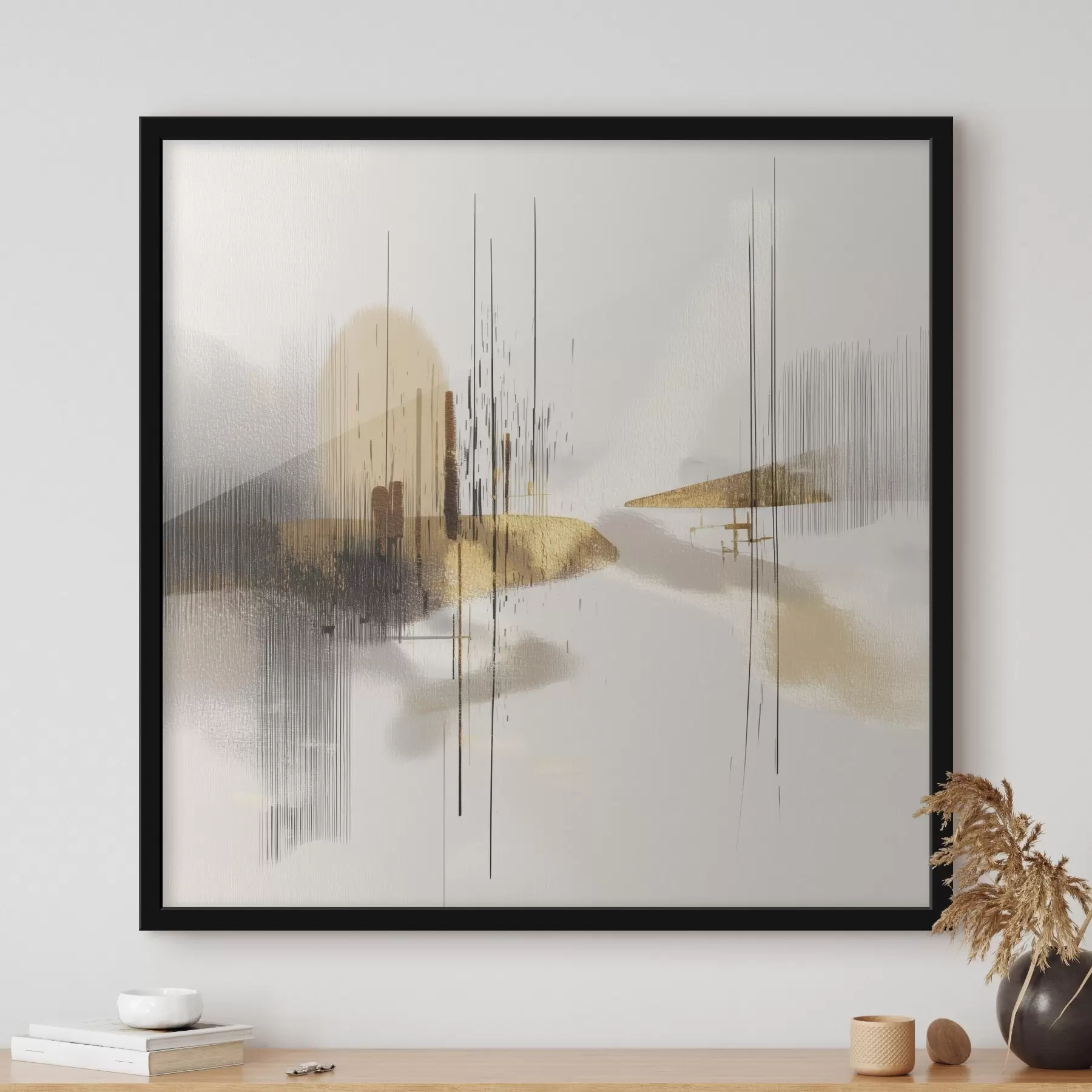 fotószőnyeg Nyugodt part minimalista grafikai stílusban f45849