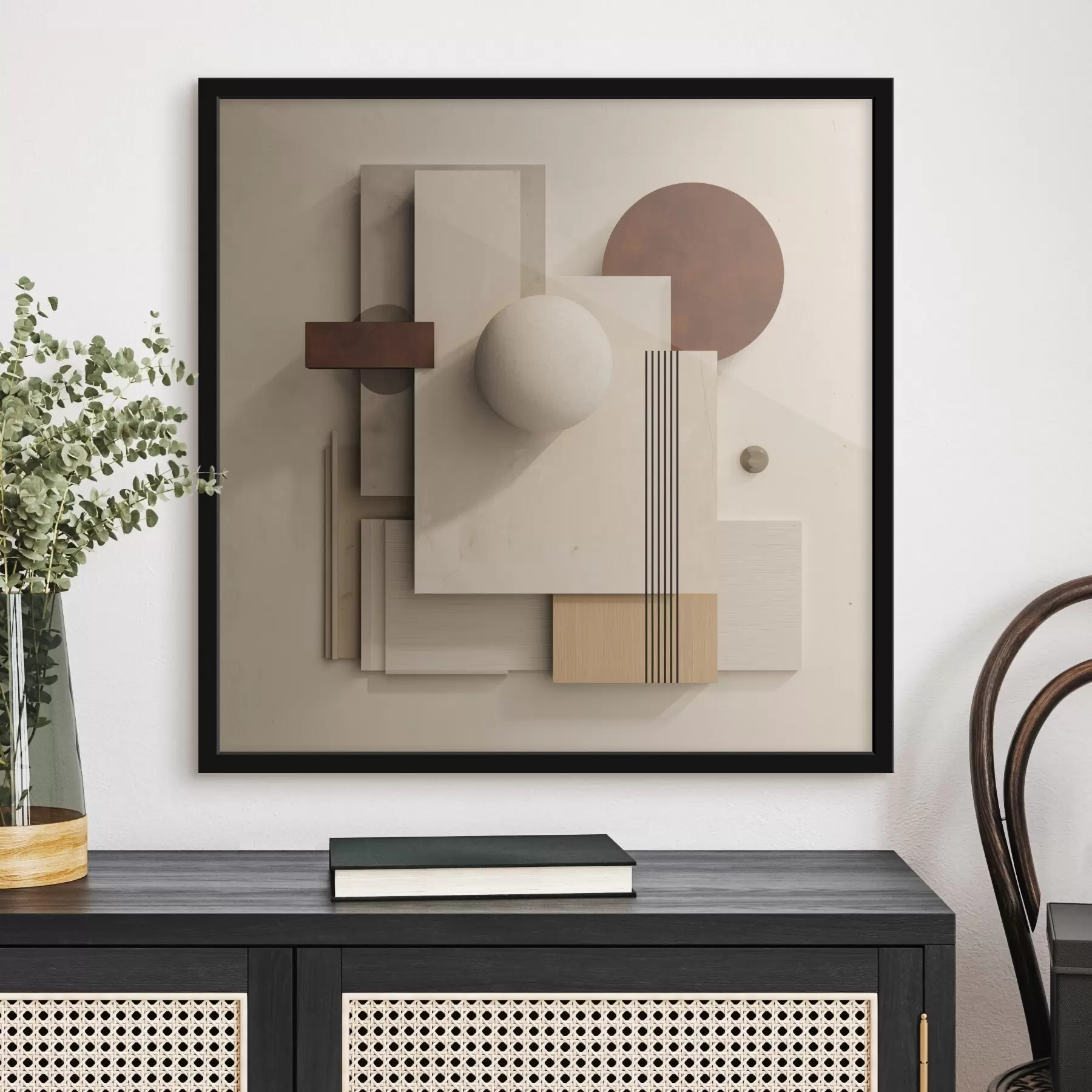 fotószőnyeg A nyugalom geometriája a modern minimalista stílusban f45856