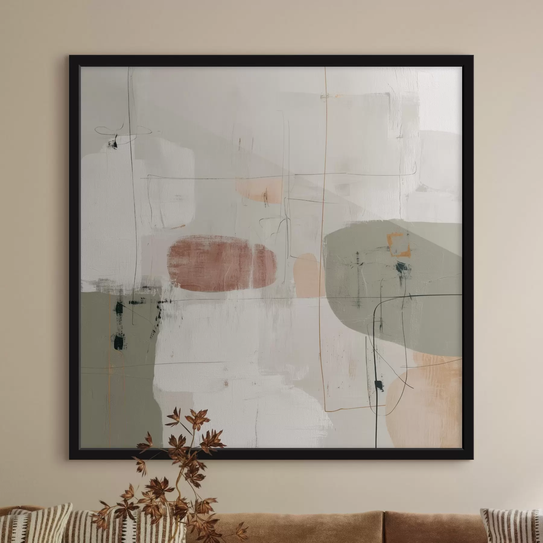 fotószőnyeg Absztrakt kompozíció pasztell tónusokban f45859