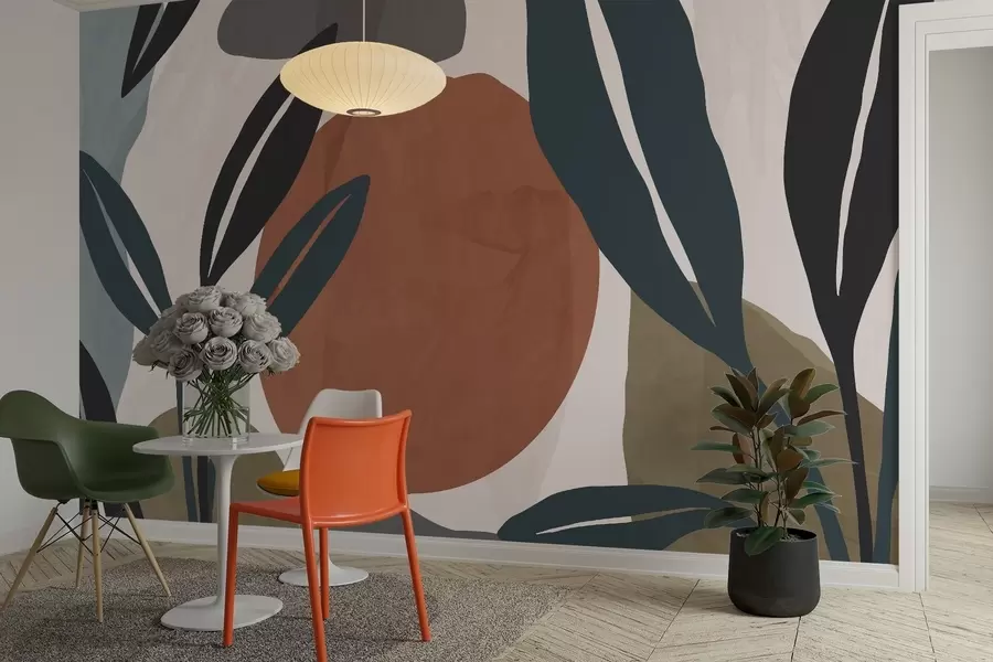 fotószőnyeg Absztrakt botanika w04592