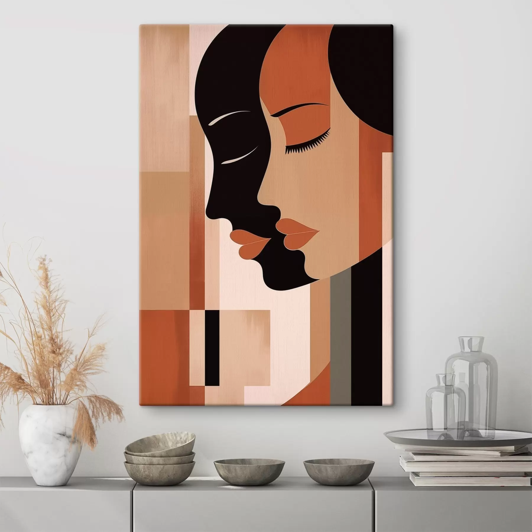 fotótapéta Absztrakt arcok s46241