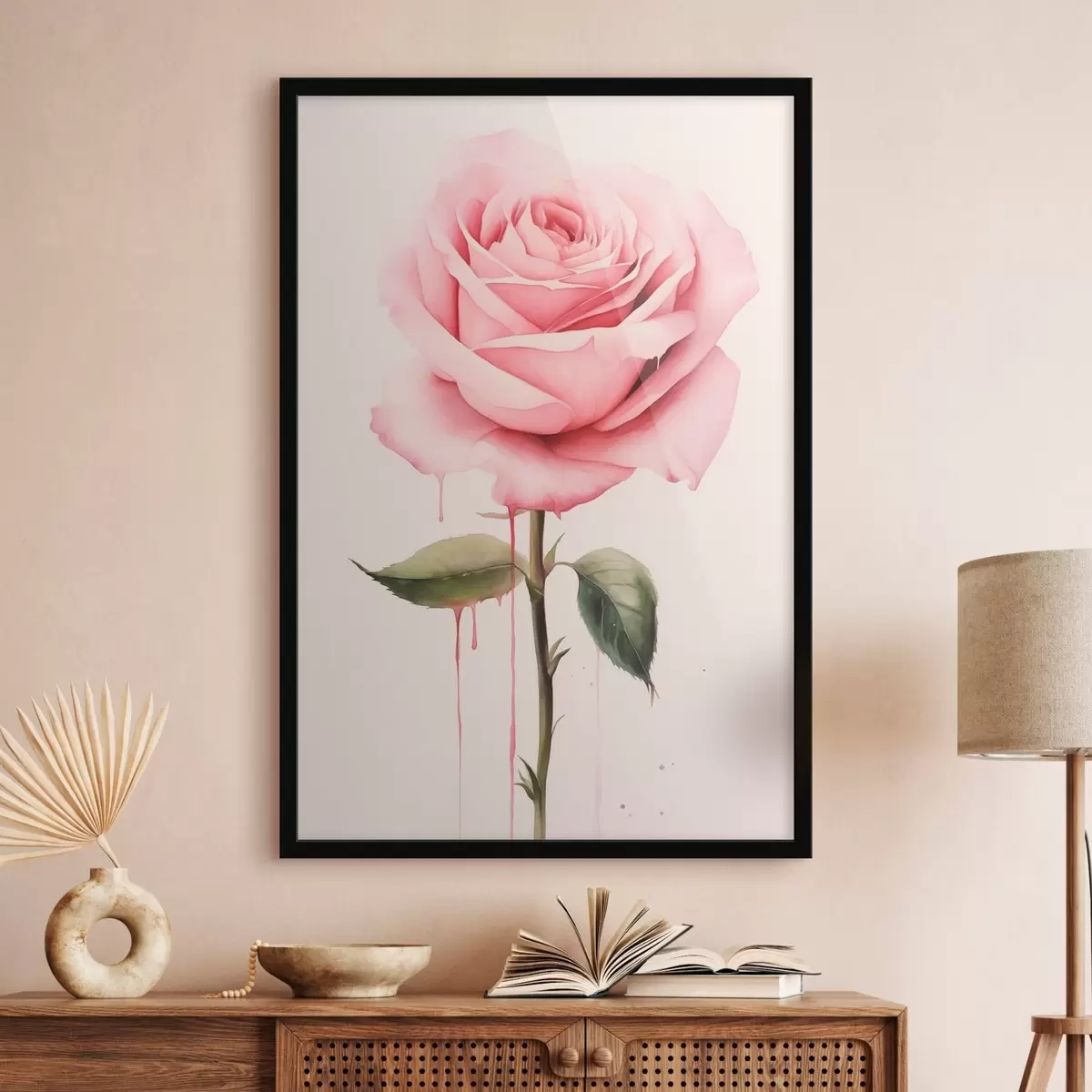 Plakát a sziklán Rose f46203