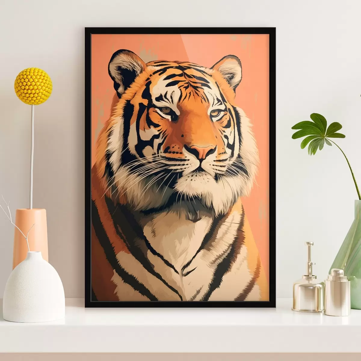 Plakát a sziklán Tigris f46205