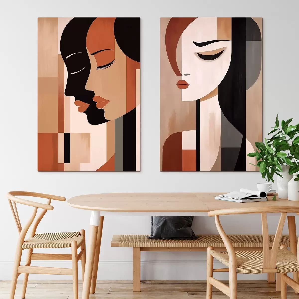 fotótapéta Absztrakt arcok m00847