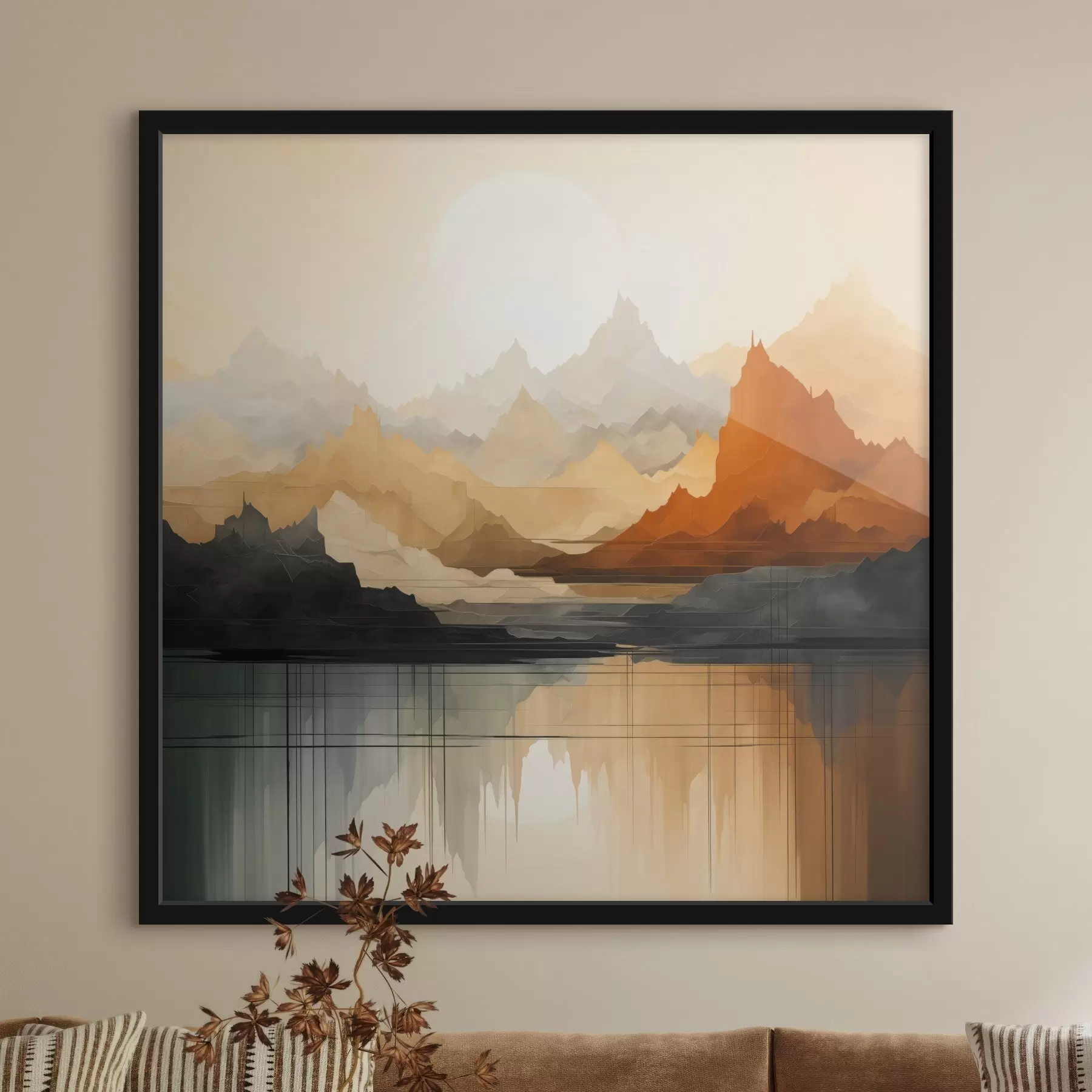 fotószőnyeg Absztrakt hegyi táj f46140