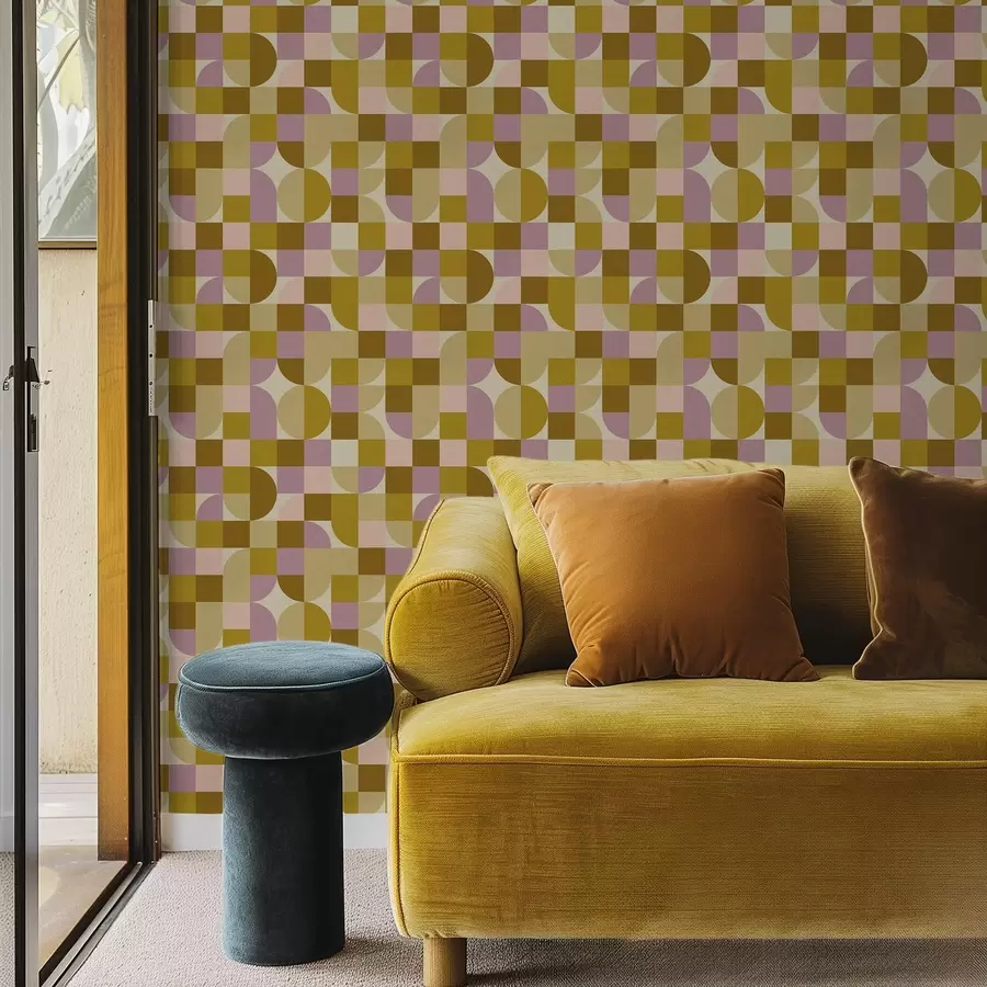 Fotószőnyeg Moduláris geometria rózsaszín és mustár árnyalatokban a00770v1 - Uwalls.hu fotószőnyeg Moduláris geometria rózsaszín és mustár árnyalatokban a00770v1