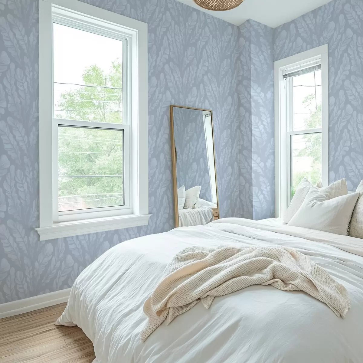 Háttérkép Nagy tollak világos kék-szürke árnyalatokban a00839v1