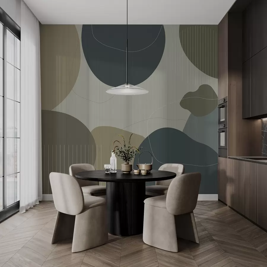 fotószőnyeg Absztrakt körök w04759v2