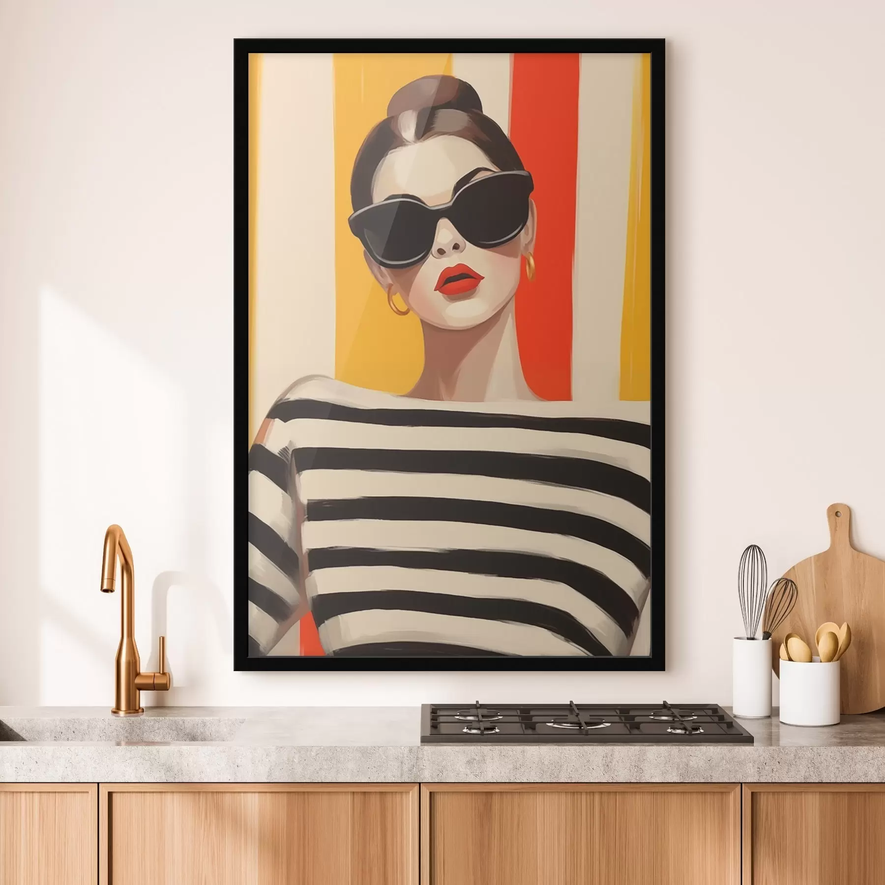 fotószőnyeg Divatos lány f46418