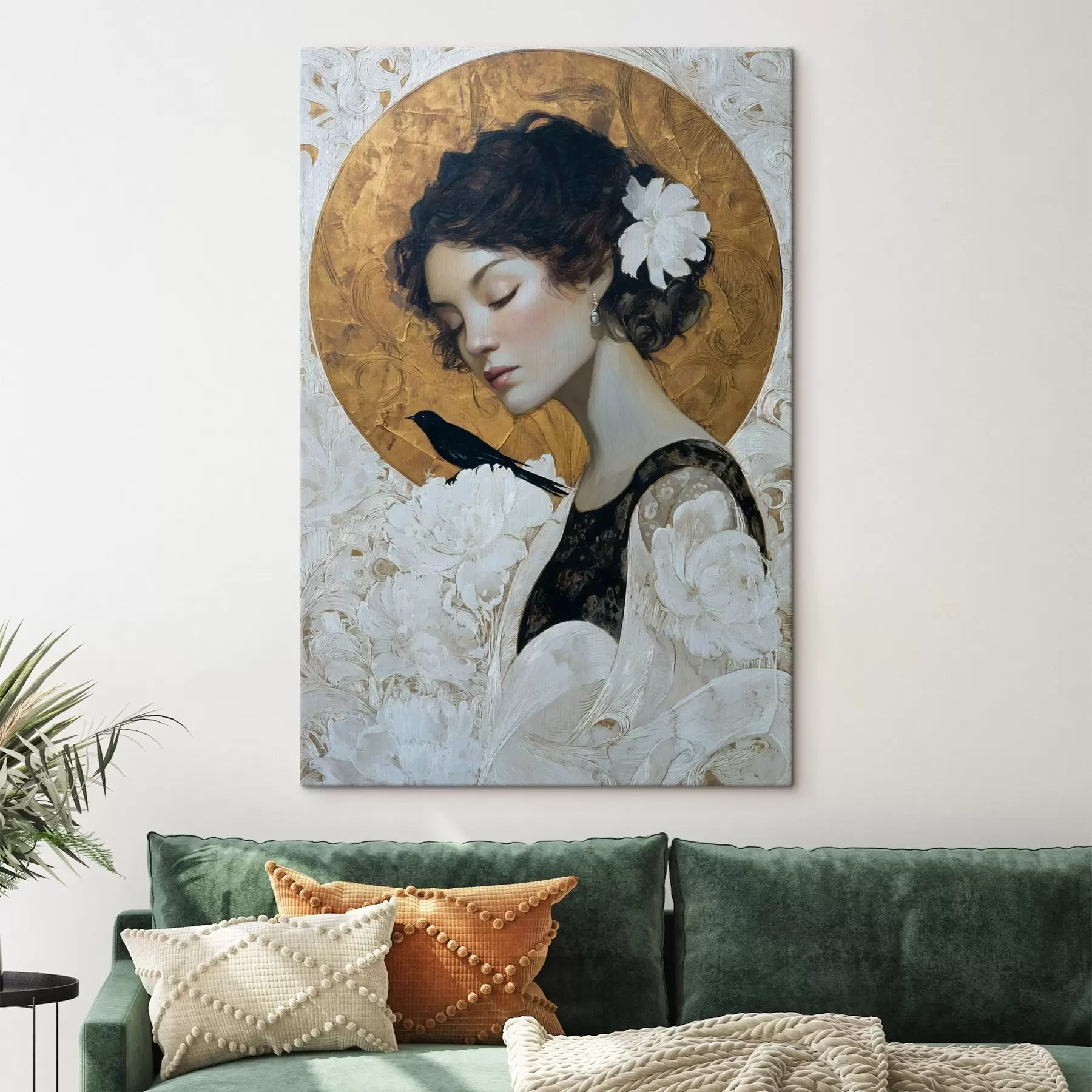 fotótapéta Lány és kör s46364