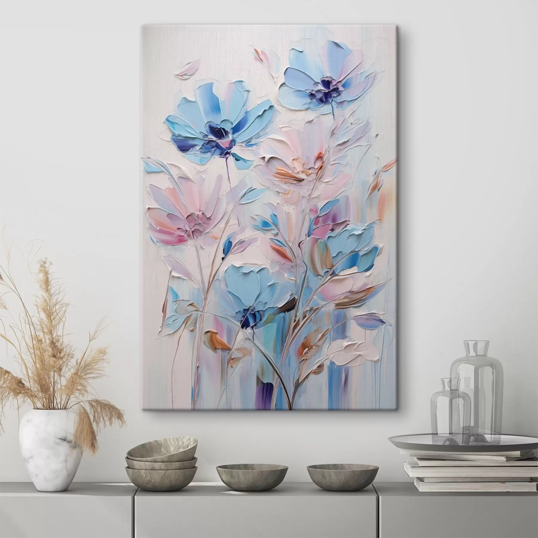 fotótapéta Festett virágok s46392