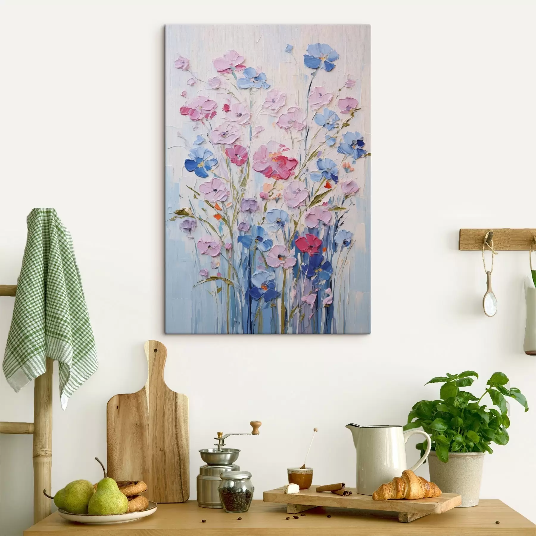 fotótapéta Festett virágok s46395