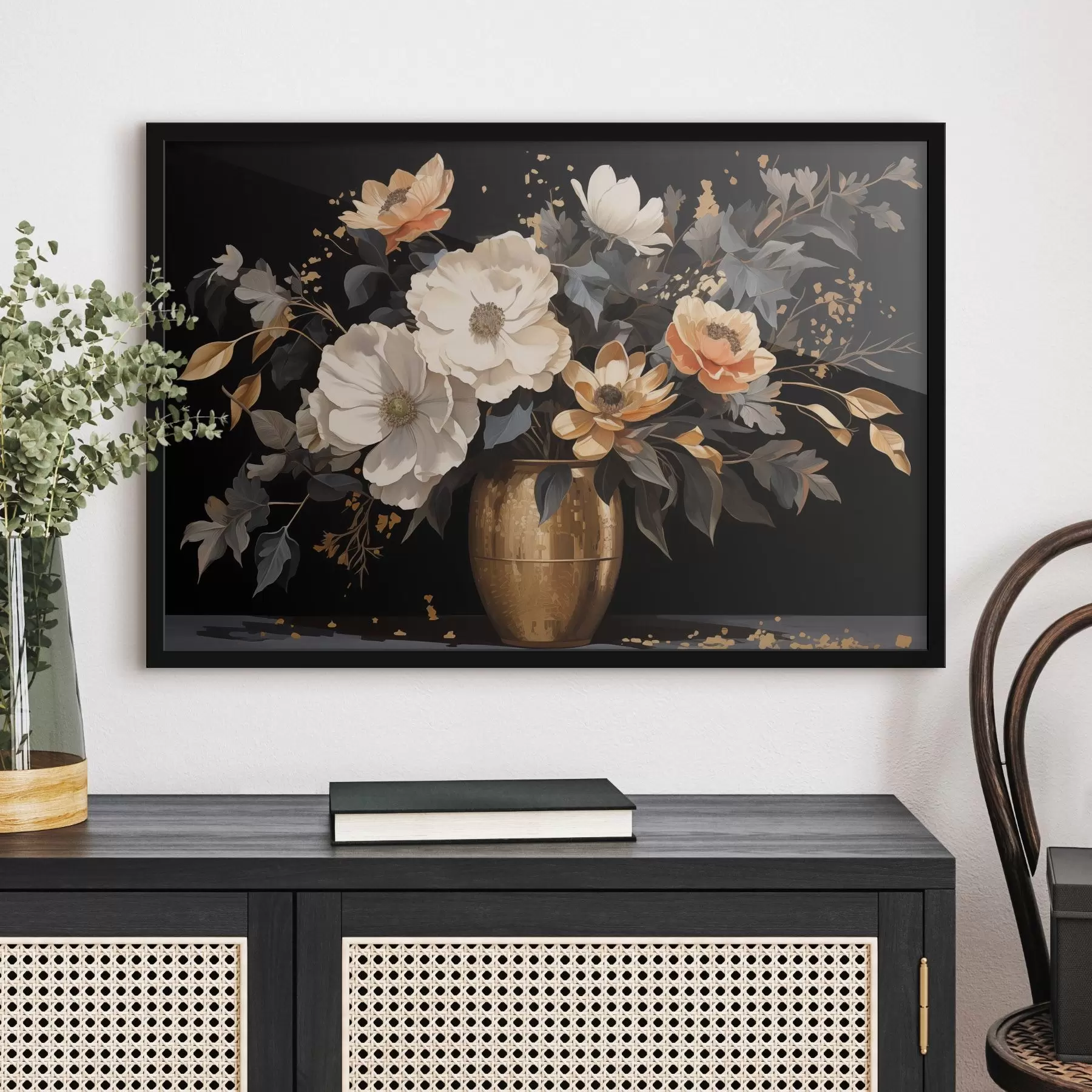 fotószőnyeg Csokor vázában f46402