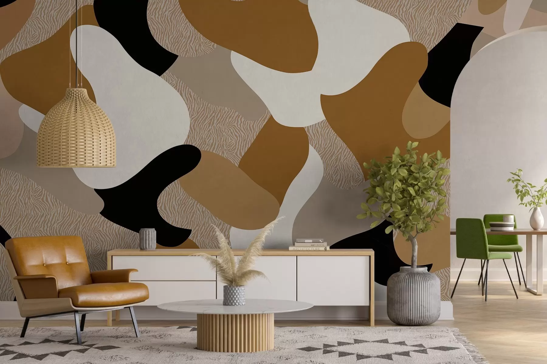 fotószőnyeg absztrakt formák és textúrák w04629