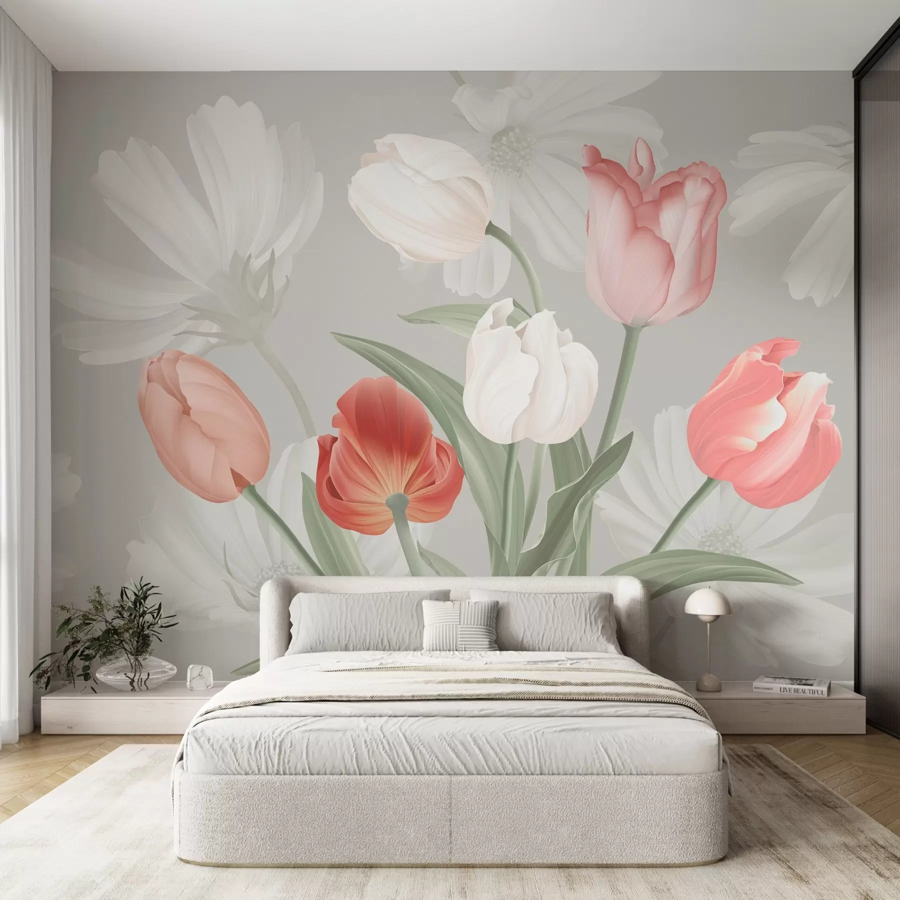 Fotószőnyeg Virágcsokor tulipánokkal w04784 - Uwalls.hu fotószőnyeg Virágcsokor tulipánokkal w04784
