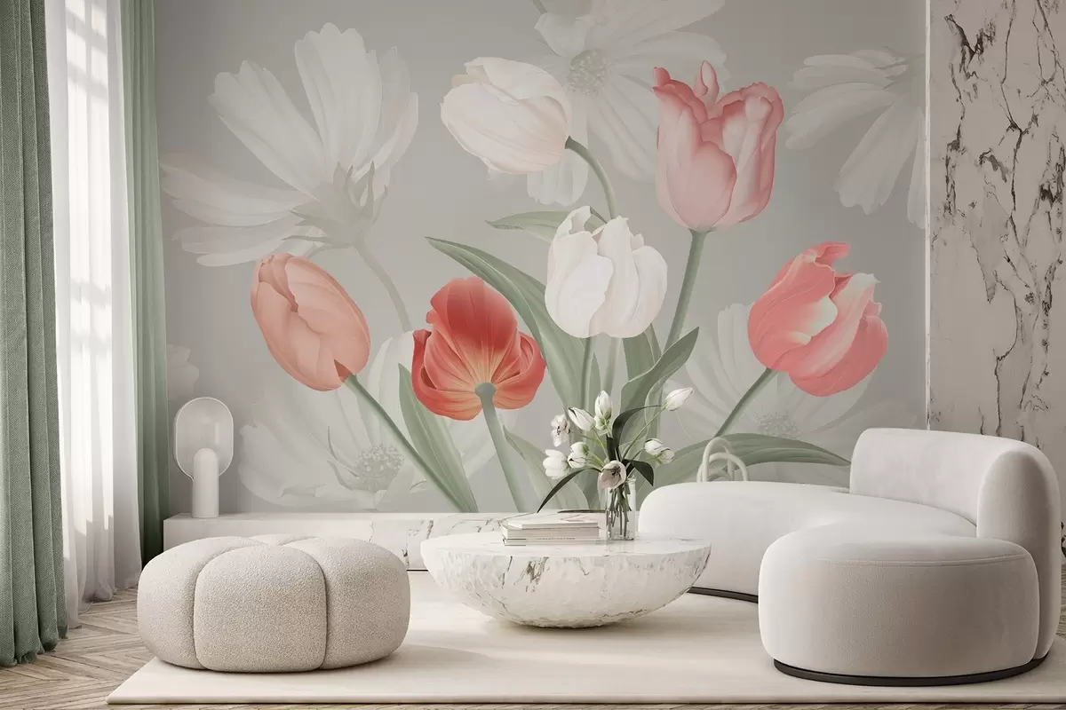 Fotószőnyeg Virágcsokor tulipánokkal w04784 - Uwalls.hu fotószőnyeg Virágcsokor tulipánokkal w04784