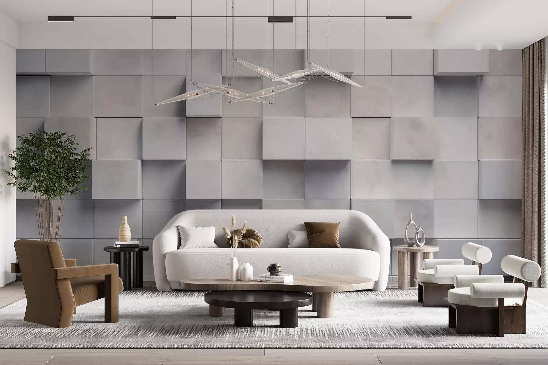 fotószőnyeg Négyszögletes blokkok w04806