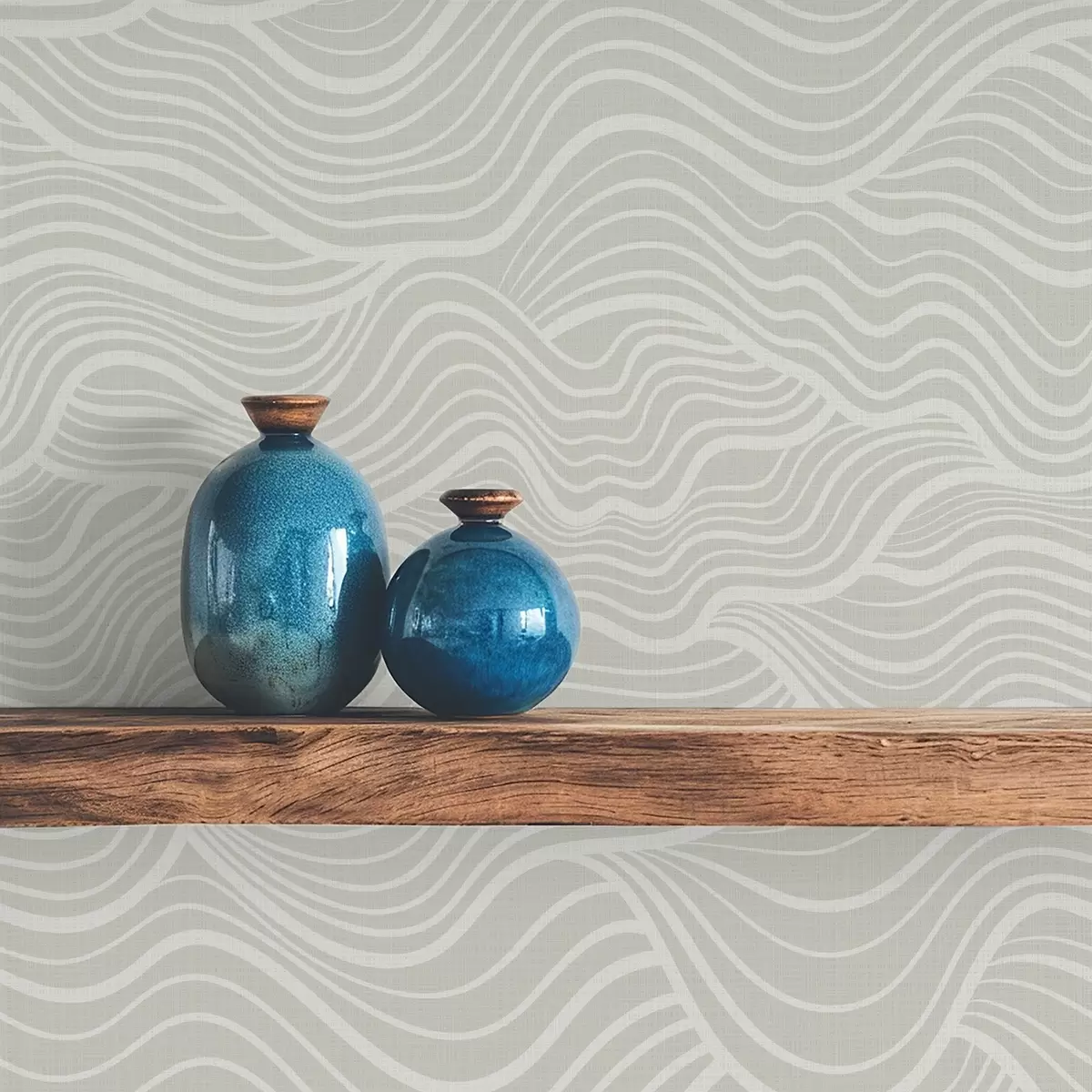 Háttérkép Szürke-olajzöld háttérrel hullámok szövet textúrával a00681