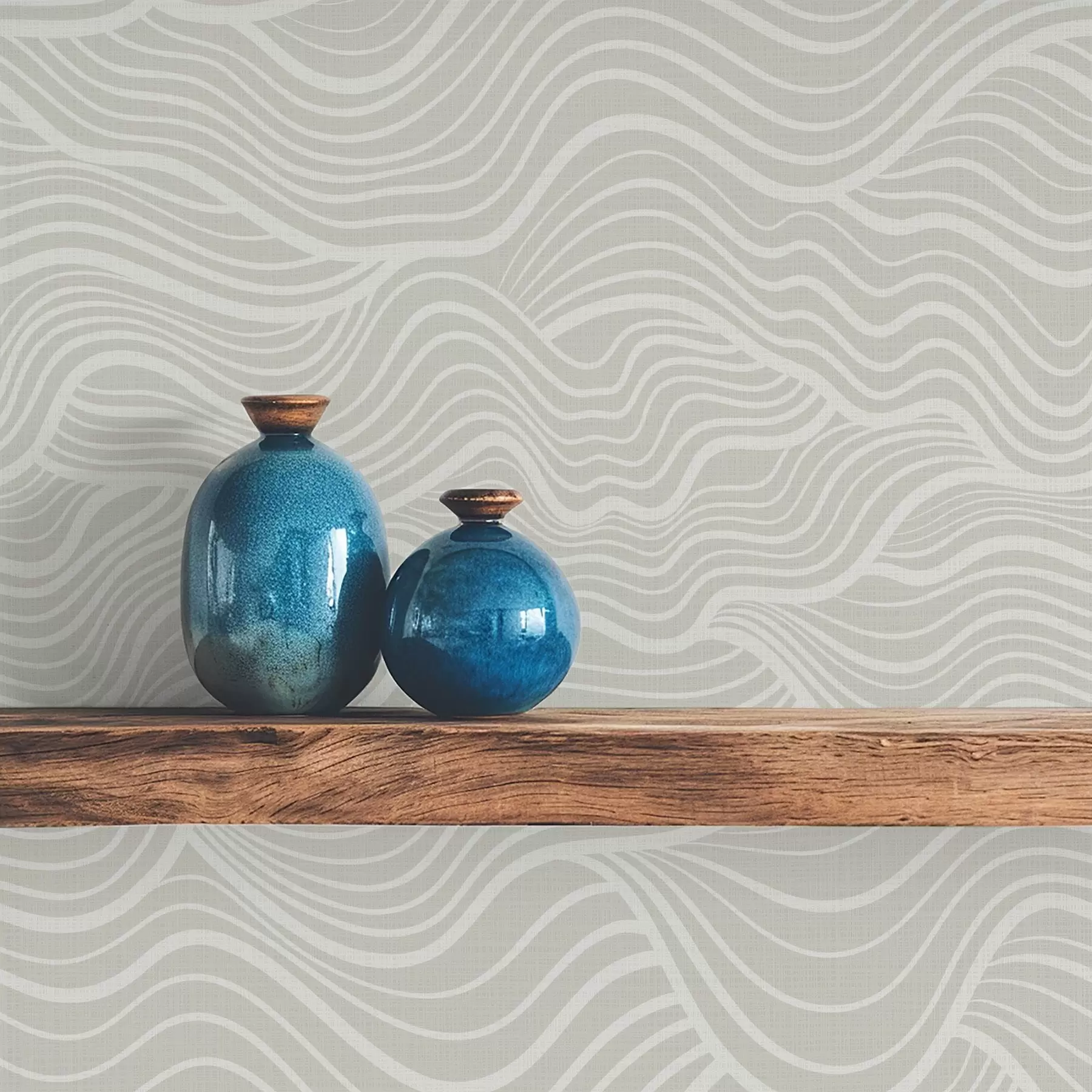 fotószőnyeg Szürke-olajzöld háttérrel hullámok szövet textúrával a00681