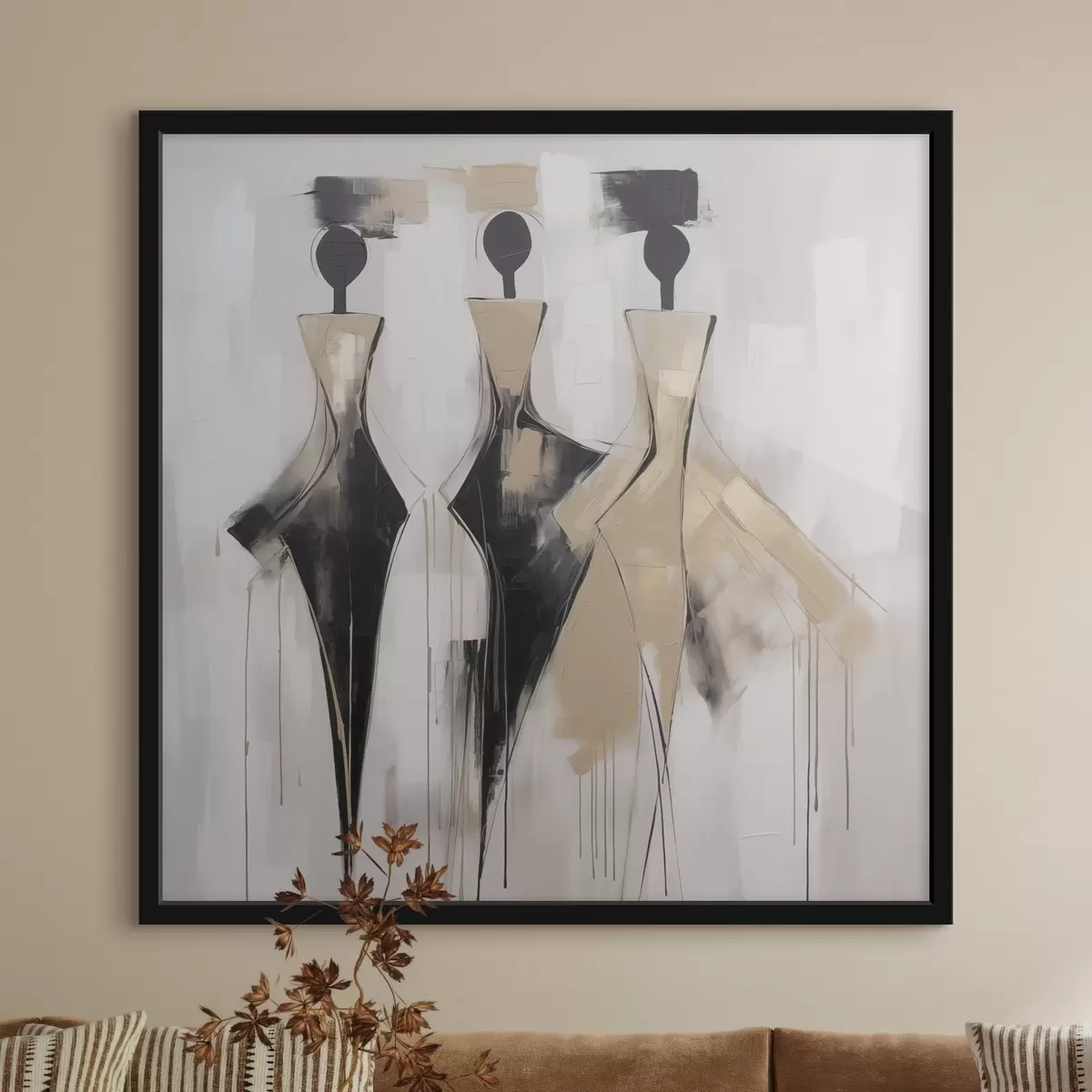 Plakát a sziklán Absztrakt sziluettek f46436