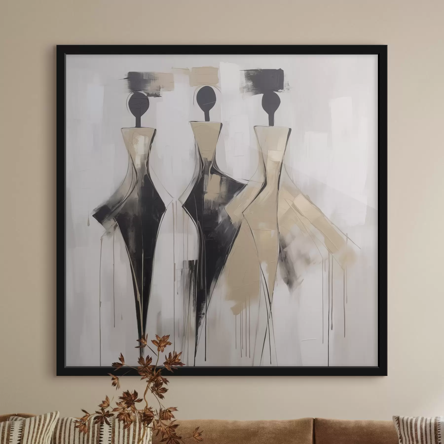 fotószőnyeg Absztrakt sziluettek f46436