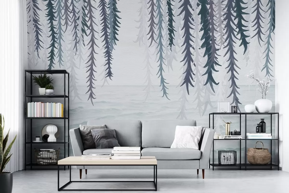 Fotószőnyeg Finom szőlőindák lógnak a víz felett, akvarell stílusban w04830v3 - Uwalls.hu fotószőnyeg Finom szőlőindák lógnak a víz felett, akvarell stílusban w04830v3