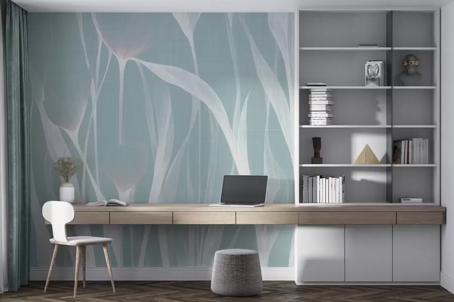 fotószőnyeg Törékeny, áttetsző tulipánok w04831v2