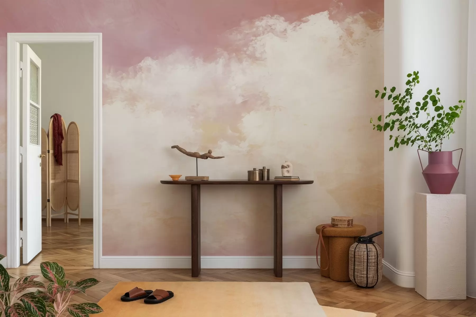 fotószőnyeg Absztrakt kép felhőkről loft stílusban w04841v1