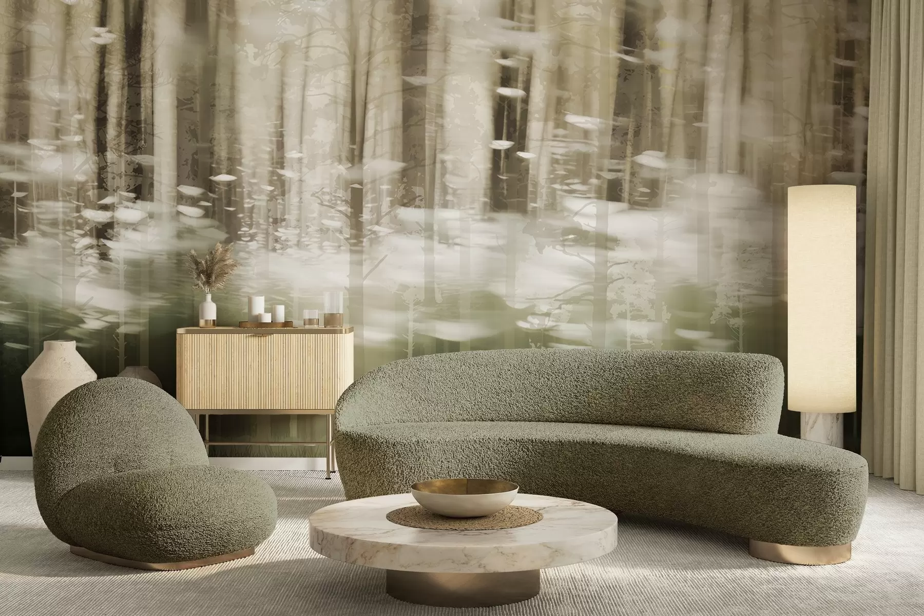 Fotószőnyeg Pasztell színű stilizált fatörzsek w04844 - Uwalls.hu fotószőnyeg Pasztell színű stilizált fatörzsek w04844