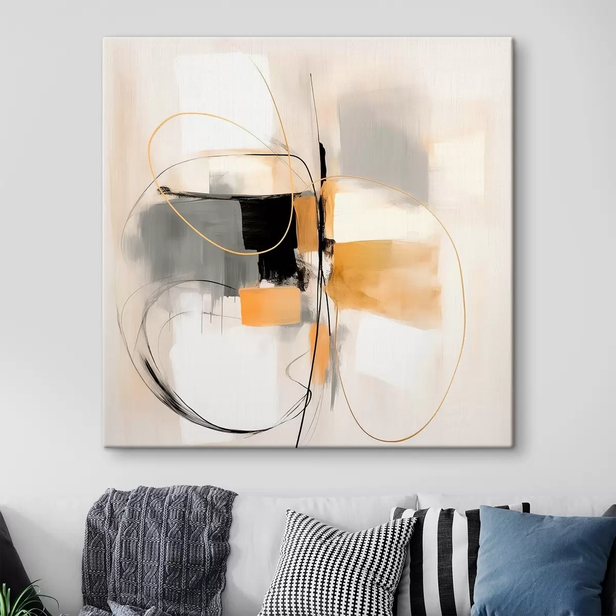 Fotótapéta Absztrakt, vonalak és formák olajfestmény stílusban s46322 - Uwalls.hu fotótapéta Absztrakt, vonalak és formák olajfestmény stílusban s46322